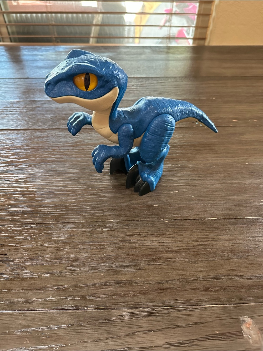 Fisher-Price Imaginext Jurassic World Blue Raptor figure 9in